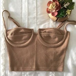 Under wire crop top